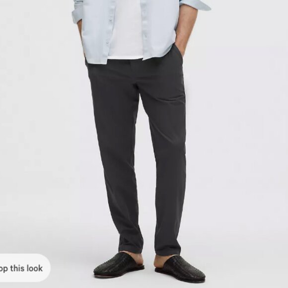 Lululemon ABC Warpstreme Slim-Fit Pull-On Pant Regular Small Grey casual stretch - Picture 2 of 11